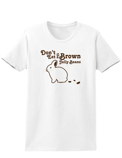 Diverse Selection of Easter-themed Adult T-Shirts with an Array of Entertaining Designs-Mens T-shirts-TooLoud-Dont-Eat-Brown-Jellybeans White-X-Small-Davson Sales