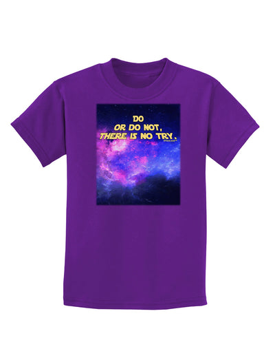 Do or Do Not Childrens Dark T-Shirt-Childrens T-Shirt-TooLoud-Purple-X-Small-Davson Sales