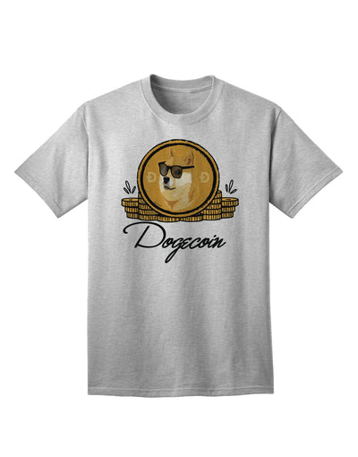 Doge Coins Adult T-Shirt - A Stylish and Trendy Addition to Your Wardrobe-Mens T-shirts-TooLoud-AshGray-Small-Davson Sales