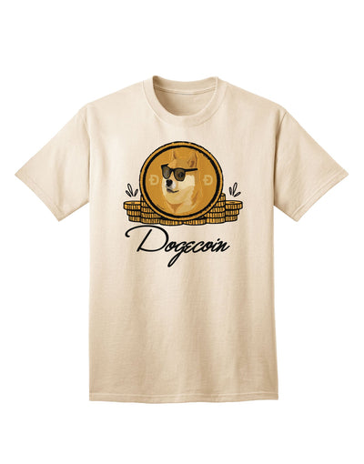 Doge Coins Adult T-Shirt - A Stylish and Trendy Addition to Your Wardrobe-Mens T-shirts-TooLoud-Natural-Small-Davson Sales