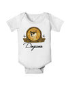 Doge Coins Baby Romper Bodysuit-Baby Romper-TooLoud-White-06-Months-Davson Sales
