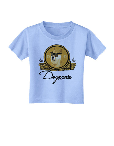 Doge Coins Toddler T-Shirt-Toddler T-shirt-TooLoud-Aquatic-Blue-2T-Davson Sales