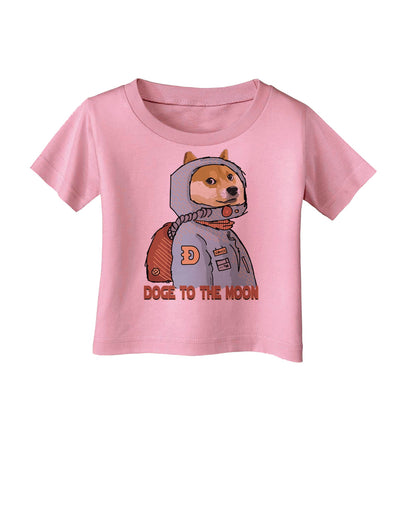 Doge to the Moon Infant T-Shirt-Infant T-Shirt-TooLoud-Candy-Pink-06-Months-Davson Sales