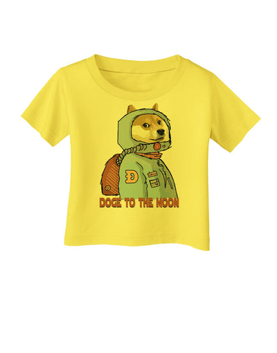 Doge to the Moon Infant T-Shirt-Infant T-Shirt-TooLoud-Yellow-06-Months-Davson Sales