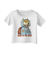 Doge to the Moon Infant T-Shirt White 18Months Tooloud
