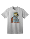 Doge to the Moon Adult T-Shirt AshGray 4XL Tooloud