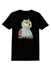 Doge to the Moon Womens T-Shirt-Womens T-Shirt-TooLoud-Black-X-Small-Davson Sales