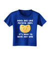 Dogs Are Like Potato Chips Toddler T-Shirt Dark-Toddler T-Shirt-TooLoud-Royal-Blue-2T-Davson Sales