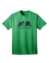 Donkey Elephant Adult T-Shirt - A Unique and Playful Addition to Your Wardrobe-Mens T-shirts-TooLoud-Kelly-Green-Small-Davson Sales