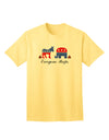 Donkey Elephant Adult T-Shirt - A Unique and Playful Addition to Your Wardrobe-Mens T-shirts-TooLoud-Yellow-Small-Davson Sales
