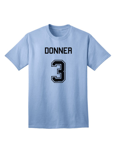 Donner 3 Adult T-Shirt - Premium Reindeer Jersey-Mens T-shirts-TooLoud-Light-Blue-Small-Davson Sales