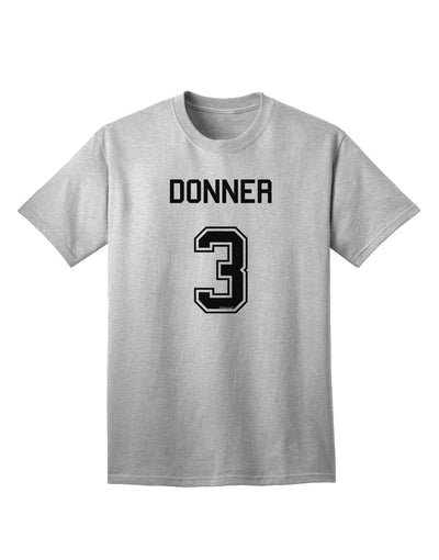 Donner 3 Adult T-Shirt - Premium Reindeer Jersey-Mens T-shirts-TooLoud-AshGray-Small-Davson Sales