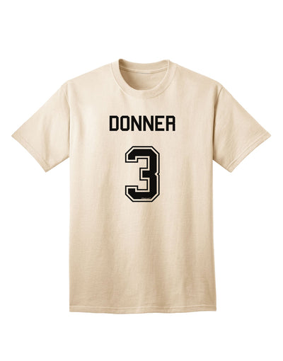 Donner 3 Adult T-Shirt - Premium Reindeer Jersey-Mens T-shirts-TooLoud-Natural-Small-Davson Sales