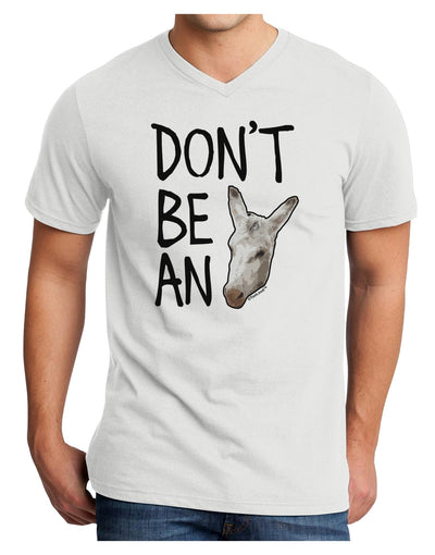 Don't Be An Ass Adult V-Neck T-shirt-Mens V-Neck T-Shirt-TooLoud-White-Small-Davson Sales