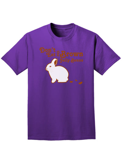 Dont Eat Brown Jellybeans Easter Adult Dark T-Shirt-Mens T-Shirt-TooLoud-Purple-Small-Davson Sales