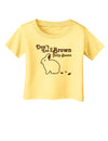 Dont Eat Brown Jellybeans Infant T-Shirt-Infant T-Shirt-TooLoud-Daffodil-Yellow-06-Months-Davson Sales