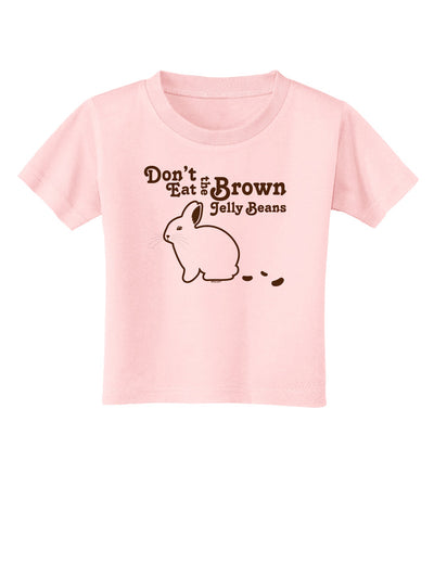 Dont Eat Brown Jellybeans Toddler T-Shirt-Toddler T-Shirt-TooLoud-Light-Pink-2T-Davson Sales