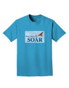 Don't Just Fly SOAR Adult Dark T-Shirt-Mens T-Shirt-TooLoud-Turquoise-Small-Davson Sales