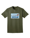 Don't Just Fly SOAR Adult Dark T-Shirt-Mens T-Shirt-TooLoud-Military-Green-Small-Davson Sales