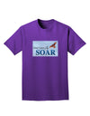 Don't Just Fly SOAR Adult Dark T-Shirt-Mens T-Shirt-TooLoud-Purple-Small-Davson Sales
