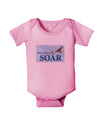 Don't Just Fly SOAR Baby Romper Bodysuit-Baby Romper-TooLoud-Pink-06-Months-Davson Sales