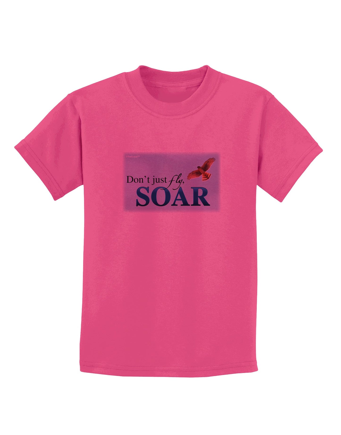 Don't Just Fly SOAR Childrens T-Shirt-Childrens T-Shirt-TooLoud-Sangria-X-Small-Davson Sales