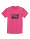 Don't Just Fly SOAR Childrens T-Shirt-Childrens T-Shirt-TooLoud-Sangria-X-Small-Davson Sales