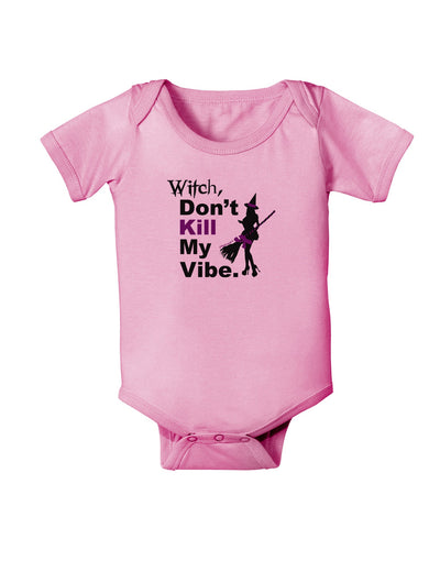 Don’t Kill My Vibe Baby Romper Bodysuit-Baby Romper-TooLoud-Pink-06-Months-Davson Sales