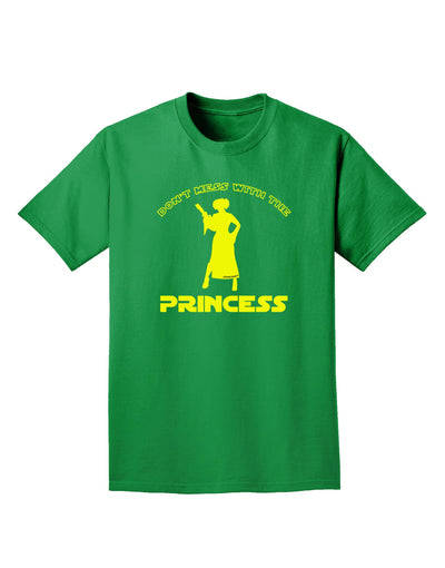 Don't Mess With The Princess Adult Dark T-Shirt-Mens T-Shirt-TooLoud-Kelly-Green-Small-Davson Sales