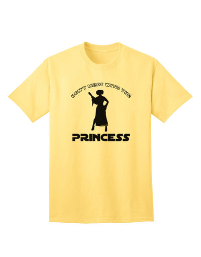 Don't Mess With The Princess Adult T-Shirt-unisex t-shirt-TooLoud-Yellow-Small-Davson Sales