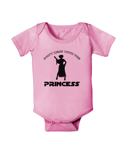 Don't Mess With The Princess Baby Romper Bodysuit-Baby Romper-TooLoud-Pink-06-Months-Davson Sales