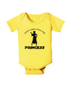 Don't Mess With The Princess Baby Romper Bodysuit-Baby Romper-TooLoud-Yellow-06-Months-Davson Sales