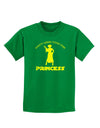 Don't Mess With The Princess Childrens Dark T-Shirt-Childrens T-Shirt-TooLoud-Kelly-Green-X-Small-Davson Sales