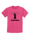 Don't Mess With The Princess Childrens T-Shirt-Childrens T-Shirt-TooLoud-Sangria-X-Small-Davson Sales