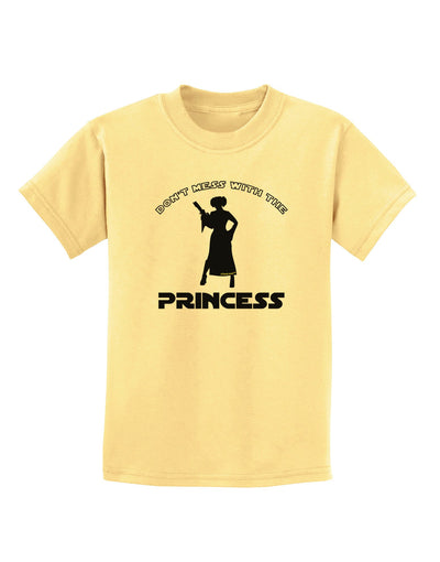 Don't Mess With The Princess Childrens T-Shirt-Childrens T-Shirt-TooLoud-Daffodil-Yellow-X-Small-Davson Sales