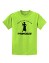 Don't Mess With The Princess Childrens T-Shirt-Childrens T-Shirt-TooLoud-Lime-Green-X-Small-Davson Sales
