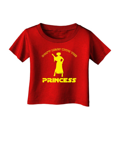 Don't Mess With The Princess Infant T-Shirt Dark-Infant T-Shirt-TooLoud-Red-06-Months-Davson Sales