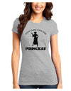 Don't Mess With The Princess Juniors Petite T-Shirt-T-Shirts Juniors Tops-TooLoud-Ash-Gray-Juniors Fitted X-Small-Davson Sales
