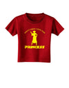Don't Mess With The Princess Toddler T-Shirt Dark-Toddler T-Shirt-TooLoud-Red-2T-Davson Sales