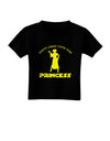 Don't Mess With The Princess Toddler T-Shirt Dark-Toddler T-Shirt-TooLoud-Black-2T-Davson Sales