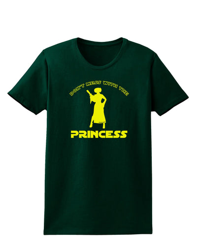 Don't Mess With The Princess Womens Dark T-Shirt-TooLoud-Forest-Green-Small-Davson Sales