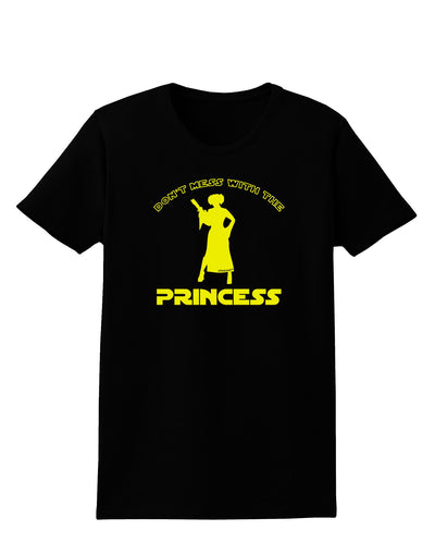 Don't Mess With The Princess Womens Dark T-Shirt-TooLoud-Black-X-Small-Davson Sales