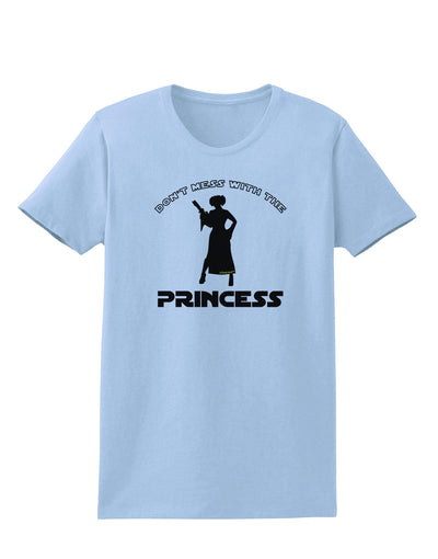 Don't Mess With The Princess Womens T-Shirt-Womens T-Shirt-TooLoud-Light-Blue-X-Small-Davson Sales