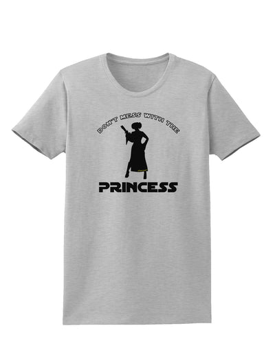 Don't Mess With The Princess Womens T-Shirt-Womens T-Shirt-TooLoud-AshGray-X-Small-Davson Sales