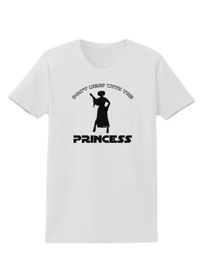 Don't Mess With The Princess Womens T-Shirt-Womens T-Shirt-TooLoud-White-X-Small-Davson Sales