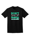 Don't Shop Adopt Adult Dark T-Shirt-Mens T-Shirt-TooLoud-Black-Small-Davson Sales