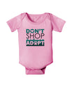 Don't Shop Adopt Baby Romper Bodysuit-Baby Romper-TooLoud-Pink-06-Months-Davson Sales