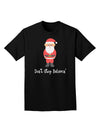 Don't Stop Believin' Santa Christmas Adult Dark T-Shirt-Mens T-Shirt-TooLoud-Black-Small-Davson Sales