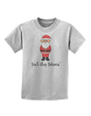 Don't Stop Believin' Santa Christmas Childrens T-Shirt-Childrens T-Shirt-TooLoud-AshGray-X-Small-Davson Sales