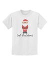 Don't Stop Believin' Santa Christmas Childrens T-Shirt-Childrens T-Shirt-TooLoud-White-X-Small-Davson Sales